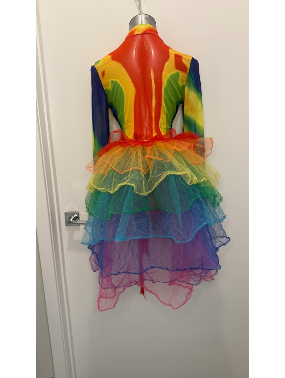 Rainbow Layered Tulle Tutu Skirt Rave Festival Pride Costume Burning Man